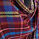  Шарф в клетку из мериноса 100%. Шарфы. WowWoven. Интернет-магазин Ярмарка Мастеров.  Фото №2