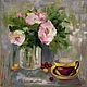 Painting ' Roses»Still life with roses. Oil. Canvas on stretcher, Pictures, Sergiev Posad,  Фото №1