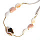 Order Aventurine and agate necklace, beige necklace, delicate necklace. Irina Moro. Livemaster. . Necklace Фото №3