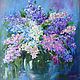 The author's picture. lilac. Oil. 30:40 cm. Pictures. Svetiten. Online shopping on My Livemaster.  Фото №2