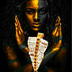Pendant-Talisman 'Queen Of Hearts-2.The Seal Of Higher Destiny', Helper spirit, Koshehabl,  Фото №1