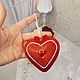 Velvet heart in a gift box. Gifts for February 14. Natka-chudinka. Online shopping on My Livemaster.  Фото №2