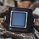 Кожаный браслет для Apple iPod Nano 6G - Черный. Часы наручные. Кожгалантерея и изделия из кожи (kozhgalantereya). Ярмарка Мастеров.  Фото №4