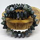 Mysterious Forest bracelet (quartz with chlorite, chalcedony), Bead bracelet, Gatchina,  Фото №1