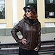 Куртка из кожи "Шоколад". Куртки. Тамара Козуб (Эстер). Ярмарка Мастеров.  Фото №6
