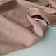 Лен костюмный Крем - брюле с эффектом мятости 100%. Ткани. Linum Textile. Интернет-магазин Ярмарка Мастеров.  Фото №2
