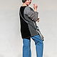 Suéter 'ventana Hundertwasser' opción 7. Mens sweaters. asmik (asmik). Интернет-магазин Ярмарка Мастеров.  Фото №2