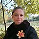Брошь-игла гроздь рябины из фоамирана. Брошь-игла. Наталья Гайдеш. Ярмарка Мастеров.  Фото №6