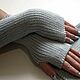 Order Mittens: knitted blue mittens for women. Scarfland. Livemaster. . Mitts Фото №3