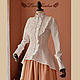 Victorian Gothic Romantic Cotton Blouse. Blouses. lacegarden. Интернет-магазин Ярмарка Мастеров.  Фото №2
