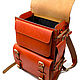 Кожаный ранец "Легион" (рыжий). Рюкзаки. ЭклектикАрт. Ярмарка Мастеров.  Фото №4