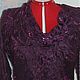 Wool dress Purple. Dresses. Sokolova Oksana  woolhandmade (woolhandmade). Online shopping on My Livemaster.  Фото №2