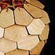 Деревянный светильник Астеко вишня малый, подвесная люстра из дерева. Потолочные и подвесные светильники. Деревянные светильники Woodshire (woodshire). Ярмарка Мастеров.  Фото №6