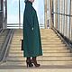 Платье с воротником изумрудное СТО ВОСЕМЬДЕСЯТ ПЯТЬ. Платья. Fresh-fashion. Интернет-магазин Ярмарка Мастеров.  Фото №2