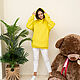 Hoodie with fleece bright yellow Plus Size. Sweatshirts. NATALINI. My Livemaster. Фото №4