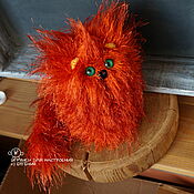 Куклы и игрушки handmade. Livemaster - original item Orange fluffy cat. Handmade.