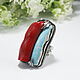 Order Ring turquoise coral silver 925 ALS0052. Sunny Silver. Livemaster. . Rings Фото №3