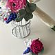 Bridal bouquet with Ranunculus, lilac and Muscari. Wedding bouquets. Olga Nuzhdina. Интернет-магазин Ярмарка Мастеров.  Фото №2