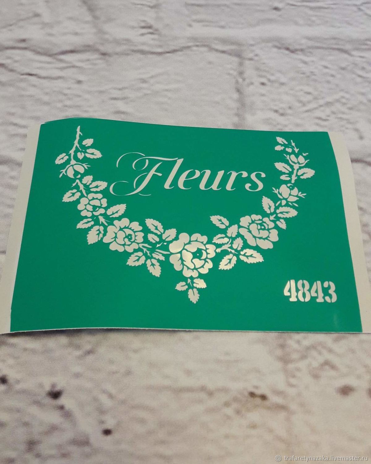 4843 adhesivebased Stencil reusable купить на Ярмарке Мастеров