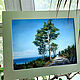  The sky. Sea. Pine. Original. Pastel. Pictures. Valeria Akulova ART. My Livemaster. Фото №6