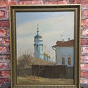 Картина "Зима на дворе". Грибенников Василий