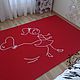 Knitted carpet 'First love'. Carpets. Knitted carpets GalinaSh. Online shopping on My Livemaster.  Фото №2