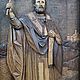 Icon of St. Nicholas the Wonderworker, beech, handmade. Icons. Unique items made of wood, handmade. Online shopping on My Livemaster.  Фото №2
