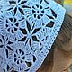 Косынка цветочная ажурная, хлопок. Косынки. Pizhamnitsy-i-igrushki. Интернет-магазин Ярмарка Мастеров.  Фото №2