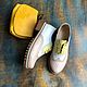 Order Women's Oxford Shoes 'Inspektor' Pink/White/Yellow. Hitarov (Hitarov). Livemaster. . Oxfords Фото №3