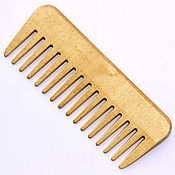 Украшения handmade. Livemaster - original item Wooden comb-comb made of birch wood No. №5101. Handmade.