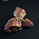 Brooch Brown dragon Terrax, Brooches, Kiev,  Фото №1