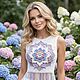 Вязаный крючком костюм: топ + юбка в стиле romantic boho couture, Костюмы, Анапа,  Фото №1