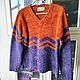 Заказать Винтаж: Джемпер.Chenille.Free size.Со своим Я! USA!. MixVintage. Ярмарка Мастеров. . Свитера винтажные Фото №3