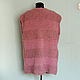 Knitted Pink Vest. Vests. vyazanaya6tu4ka. My Livemaster. Фото №4