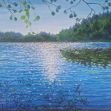 Бисер солнечных бликов на воде. Silva Stitch арт-гостиная нюансов. Картины ручной работы - Ярмарка Мастеров Картины ручной работы. Ярмарка Мастеров - ручная работа Бисер солнечных бликов на воде. Handmade.