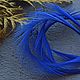 Decorative Feather Blue 8-15 cm, Cabochons, Stavropol,  Фото №1