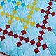 Заказать Одеяло детское  лоскутное Крестики-нолики. Лоскутные витражи. Ярмарка Мастеров. . Одеяла Фото №3