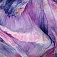 Order Lilac cotton scarf,hand rospis170h80 cm. arkensoie Silkyway. Livemaster. . Scarves Фото №3