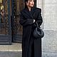Пальтовая Max Mara. Цвет жгучий чёрный. Ткани. Mariteks  Итальянские  ткани. Ярмарка Мастеров.  Фото №4