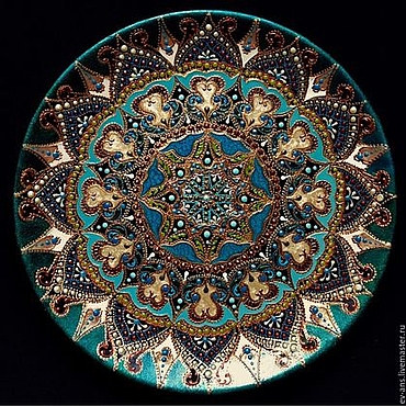 Тарелка декоративная Beautiful diadem. Творческая студия Евгении Ансари. Тарелки ручной работы - Ярмарка Мастеров Тарелки ручной работы. Ярмарка Мастеров - ручная работа Тарелка декоративная Beautiful diadem. Handmade.