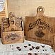 Набор  разделочных  досок  из ясеня " Секреты повара". Cutting Boards. painting and decoupage from Marina (sovaj). My Livemaster. Фото №8