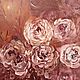 Order Oil painting of a rose on a brown background. sharaeva-elena. Livemaster. . Pictures Фото №3