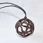Украшения handmade. Livemaster - original item Pendant-pendant made of wood 