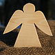 Ангел большой (А) ,деревянная игрушка ручной работы