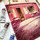 Painting Paris restaurant landscape. Painting City of Europe. Pictures. Olga Ermakova art. My Livemaster. Фото №6