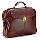 Leather briefcase 'Edgar' (brown antique), Brief case, St. Petersburg,  Фото №1