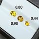 Желтый природный сапфир. 0,44ct, 0,90ct. Кабошоны. Астрологический подбор камней. Интернет-магазин Ярмарка Мастеров.  Фото №2