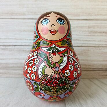 Русский стиль ручной работы. Ярмарка Мастеров - ручная работа Музыкальная неваляшка с ручной росписью.. Handmade.