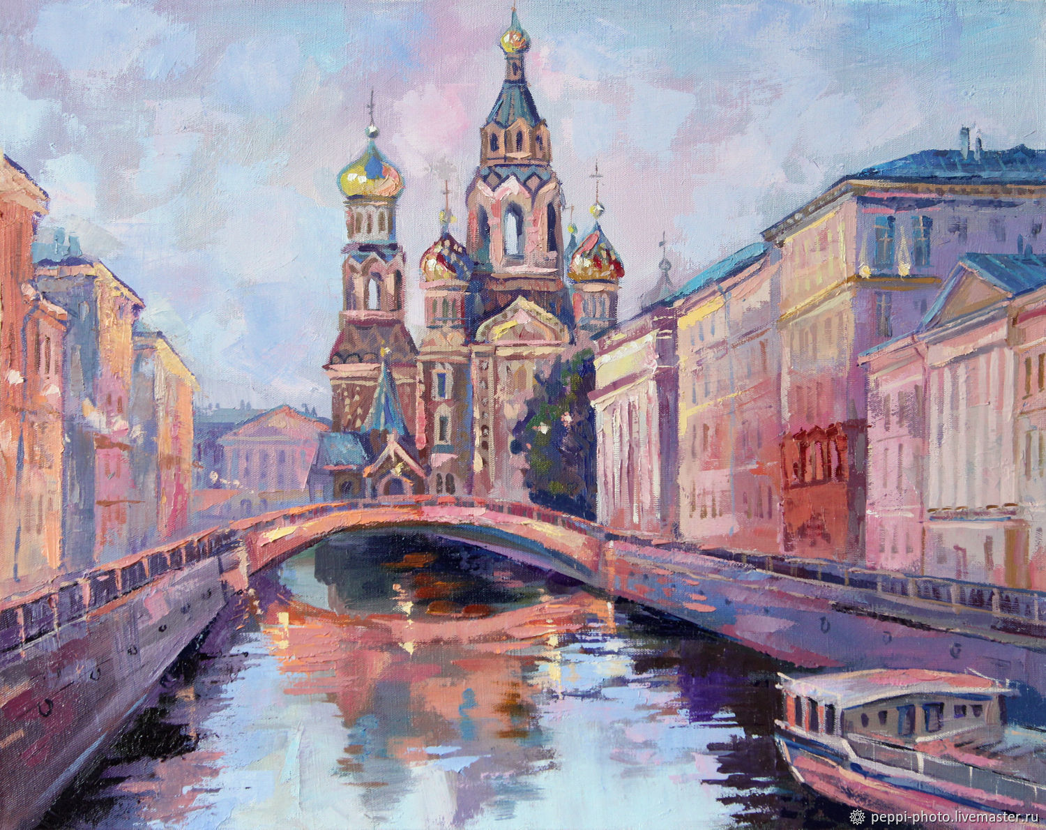 Картина набережная канал Грибоедова Петербурга