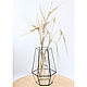 Vase for plants and flowers. GEOMETRIC VASE. candle holder. Loft. Vases. Glass Flowers. My Livemaster. Фото №4